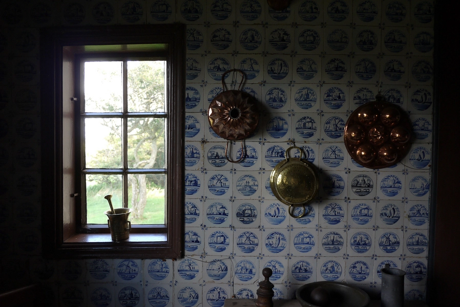 Kommandørgården Flisebeklædte vægge