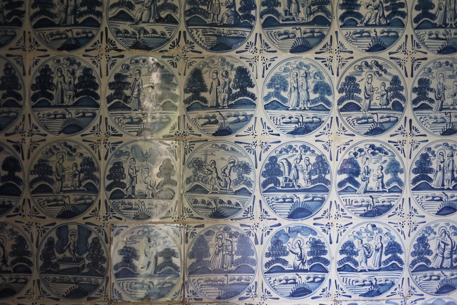 Kommandørgården Detalje hollandske fliser