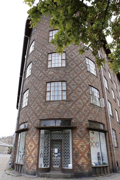 Linoleumshuset Hjørnet at Åbouldevarden og Henrik Rungsgade