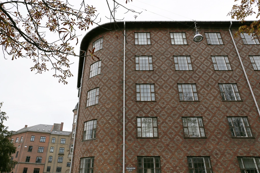 Linoleumshuset Hjørnet af Hans Egedes Gade og Jesper Brochmandsgade