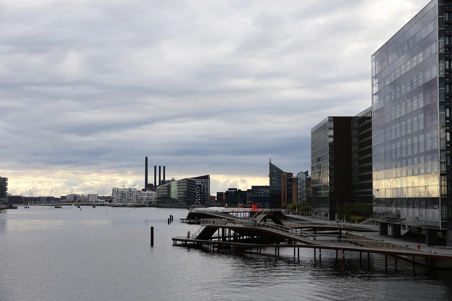 Kalvebod Bølge Bølgen set fra Langebro