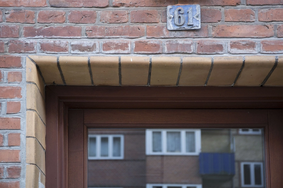 Nyrnberggården Detalje, tegl