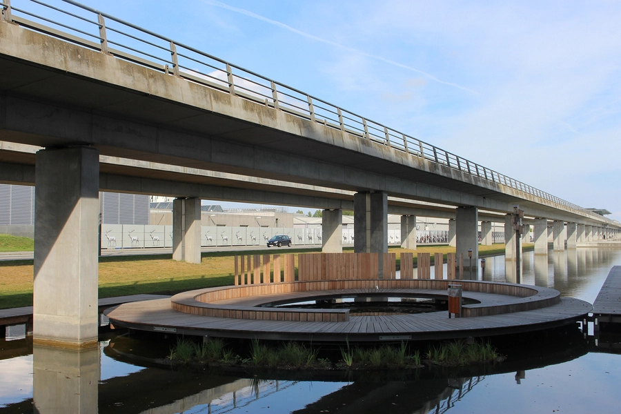 'Øerne' i Ørestad Øen ved Bjerget