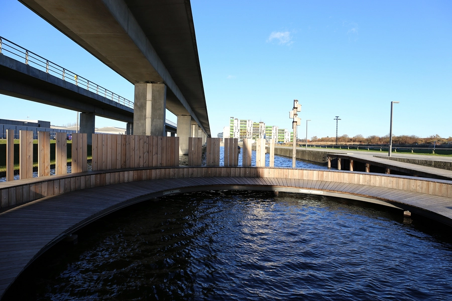 'Øerne' i Ørestad Øen ved Bjerget blik mod nord