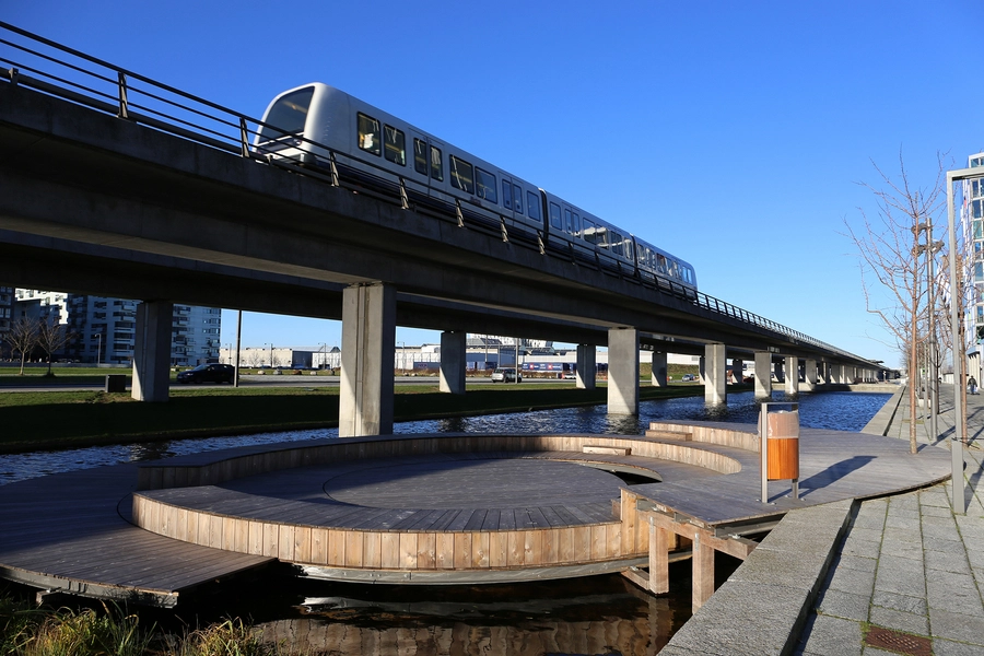 'Øerne' i Ørestad Øen ved VM husene