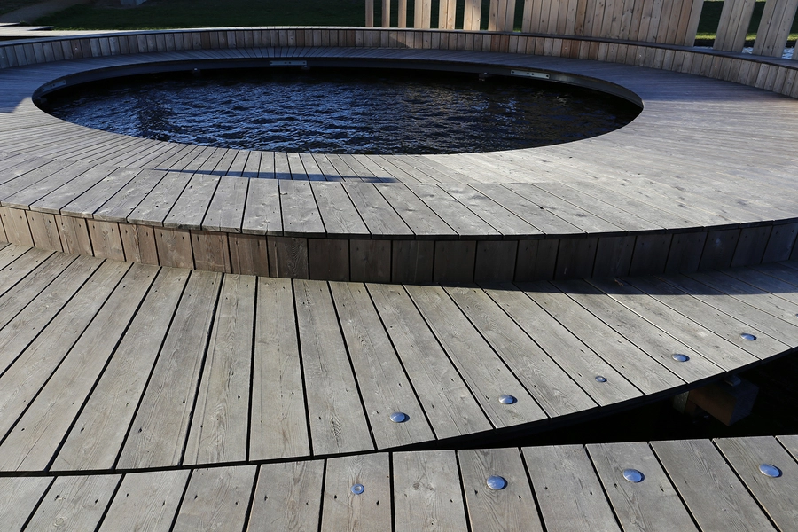 'Øerne' i Ørestad Detalje trædæk