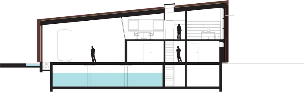 Malling Vandværk Længdesnit