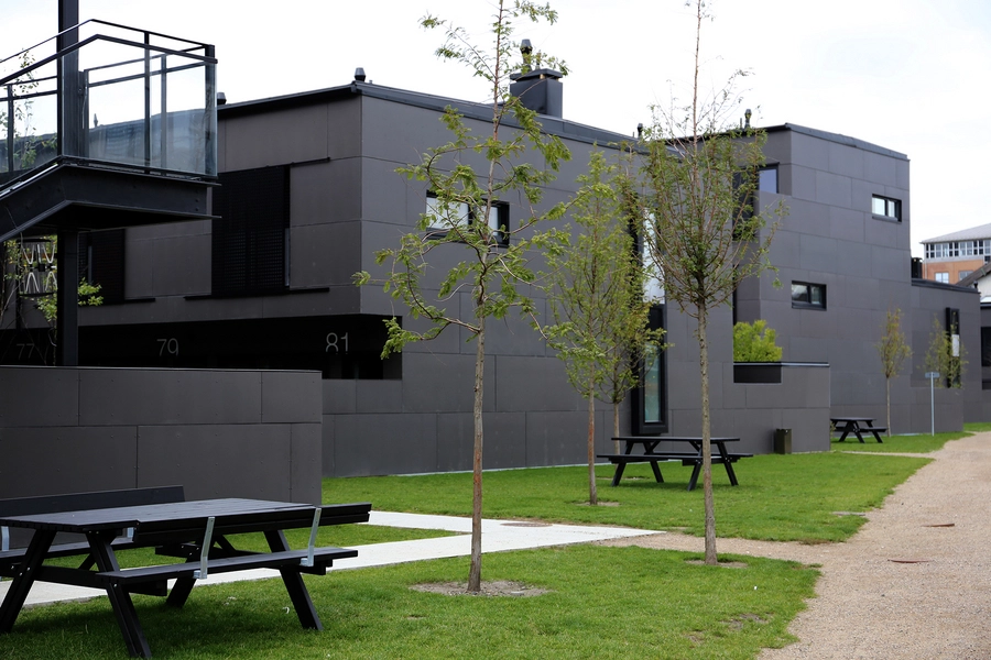 AlmenBolig Grøndalsvænge Allé Gavlfacader