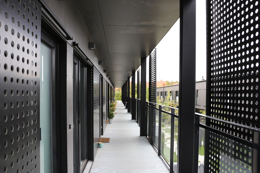 AlmenBolig Grøndalsvænge Allé Svalegang materialitet