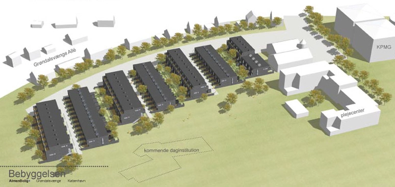 AlmenBolig Grøndalsvænge Allé Oversigtsplan