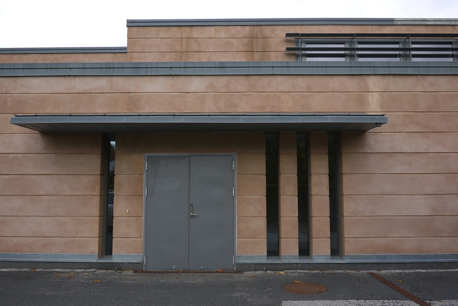 Sundby Krematorium Sydfacaden detalje