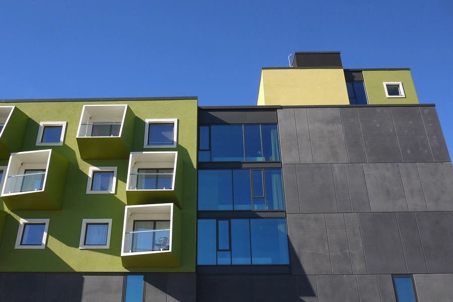 Ørestad Plejecenter Facadekomposition