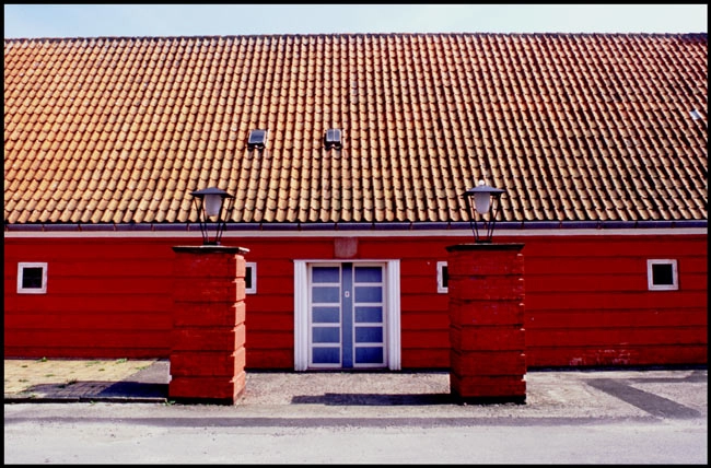 Gudhjem station Hovedindgang fra vej