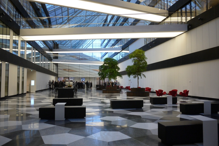 Industriens Hus Den centrale hal