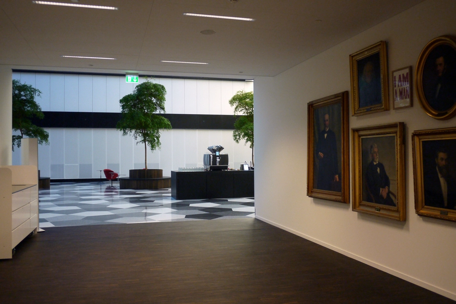 Industriens Hus Blik mod den centrale hal