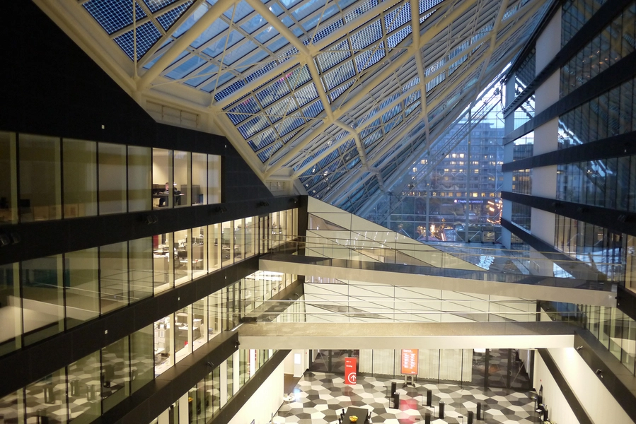 Industriens Hus Tagkonstruktion