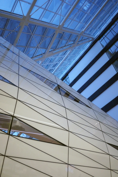 Industriens Hus Konferencesal. Rum i rummet.