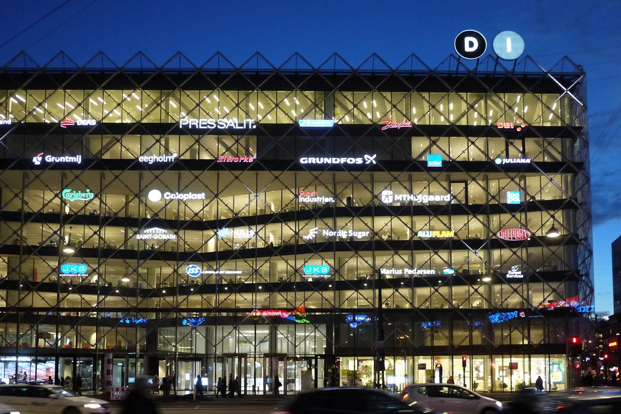 Industriens Hus Aftenlys