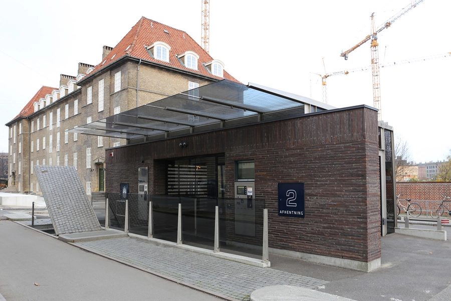 Underjordisk Parkeringshus Nørre Allé Afhentningsbygning