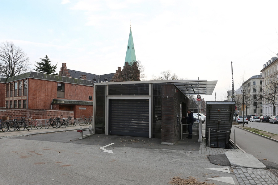 Underjordisk Parkeringshus Nørre Allé Udkørsel