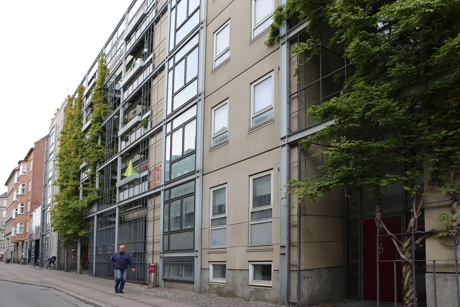 Boliger Guldbergsgade 4-6 og Nørre Allé 3 Facaden Guldbergsgade kig mod nord øst