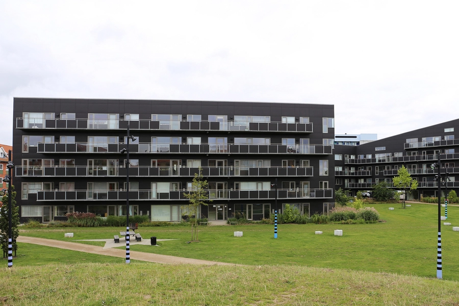 Hulgårds Have Hulgårds Have set fra Kvarterspark Nord-Vest