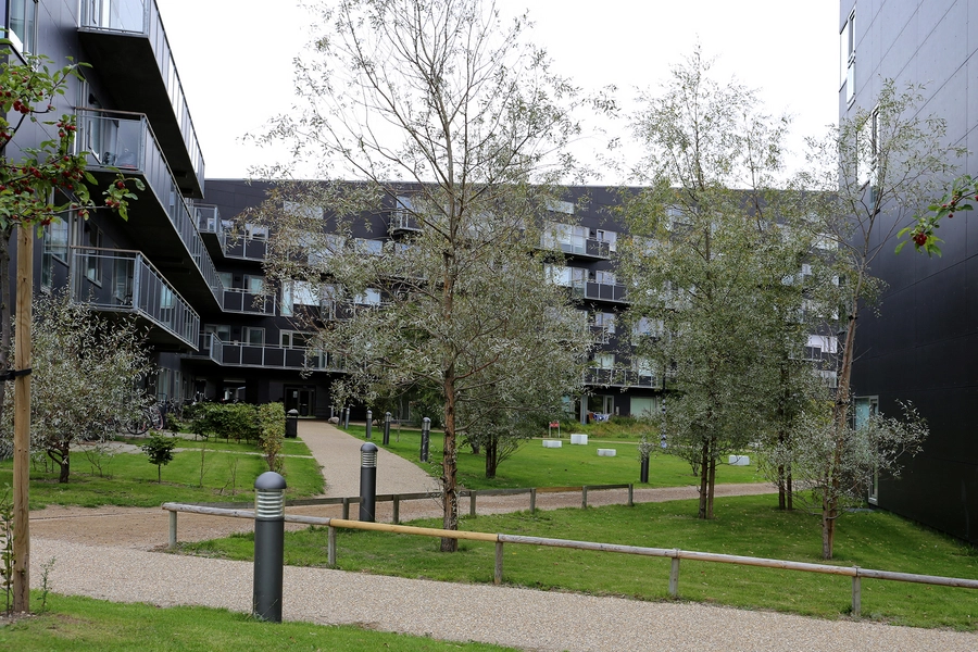 Hulgårds Have Åbne gårdrum med intim atmosfære