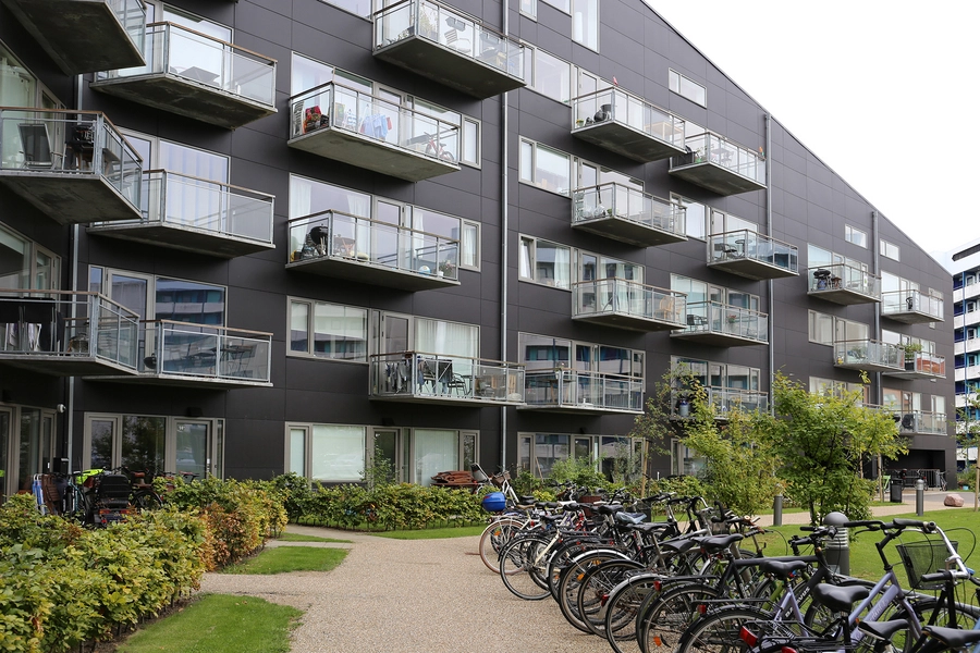 Hulgårds Have Facade og små forhaver