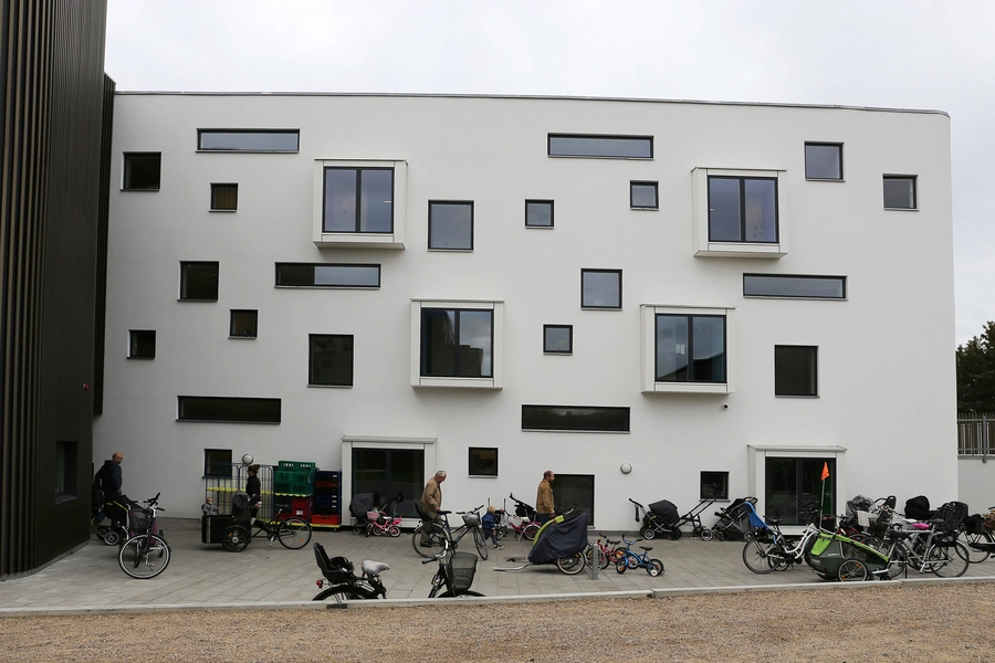 Daginstitutionen Grøndalen Facaden mod nord