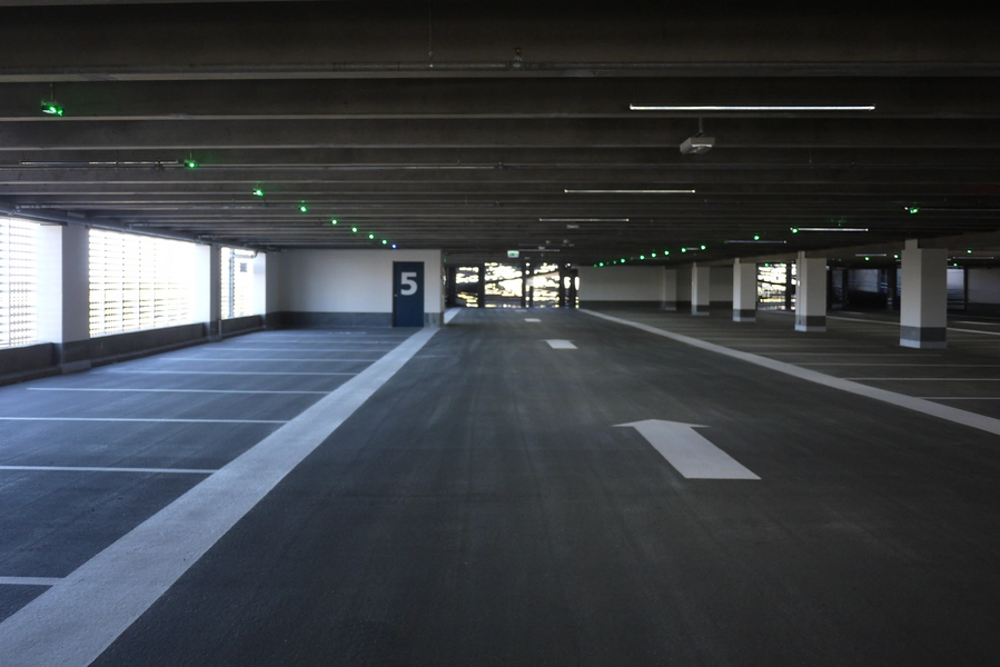 Parkeringshus Ørestad Syd Parkeringsdæk tomt