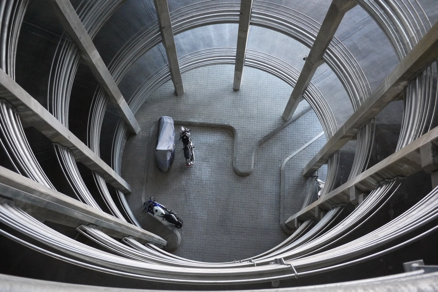 Parkeringshus Ørestad Syd Nedkørselstårn