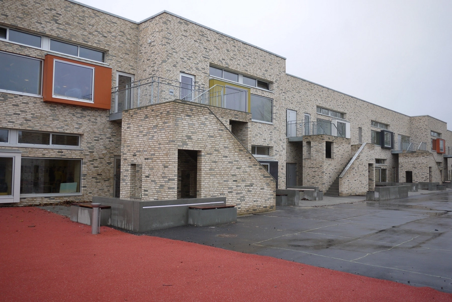 Bagsværd Skole Bagsiden af vestfløjen