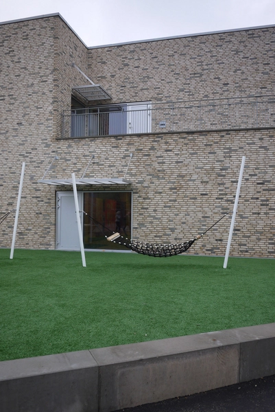 Bagsværd Skole Hængekøjer på græs