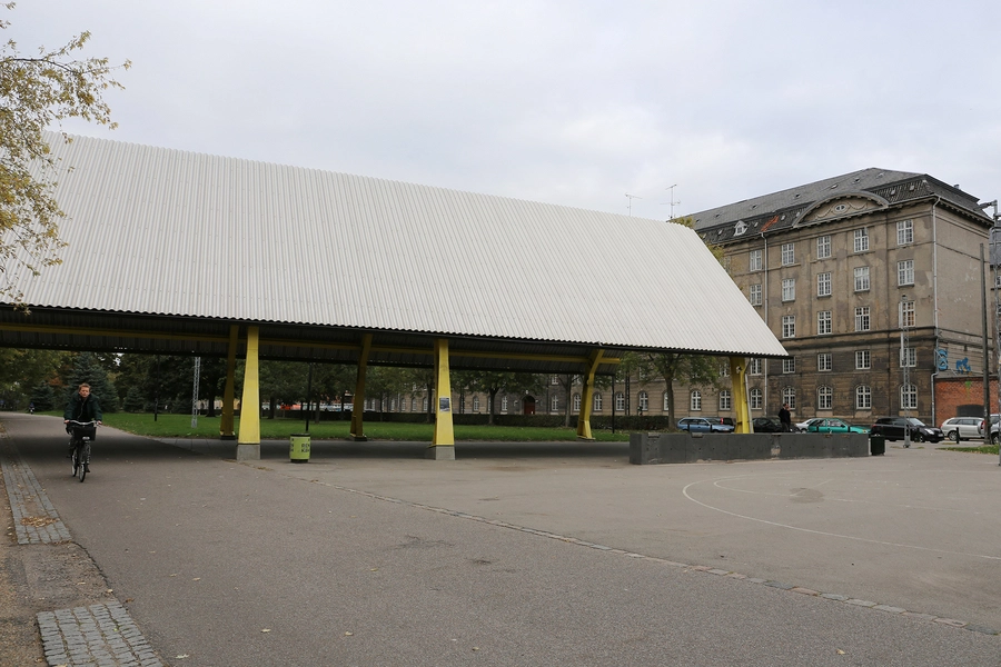 Nørrebroparken En af hallerne