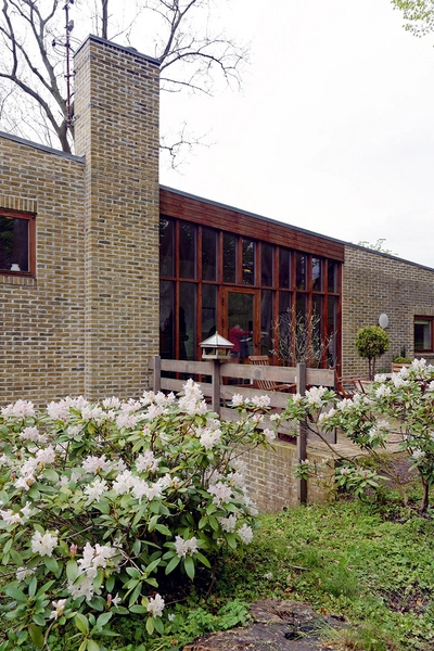 Exners Hus Gavlmotiv med skorsten