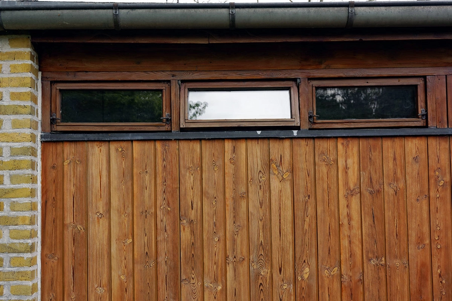 Exners Hus Detalje, vinduessætning