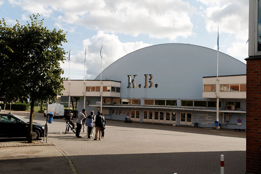 KB Hallen Udsigt fra O.V. Kjettinges Allé