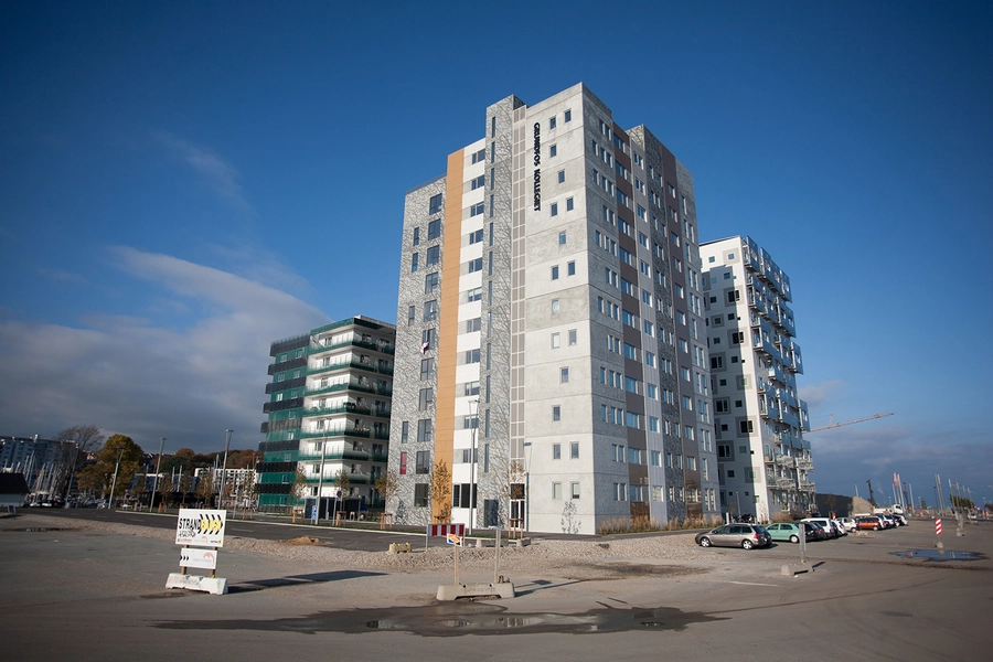 Grundfos Kollegiet Syd-øst facader