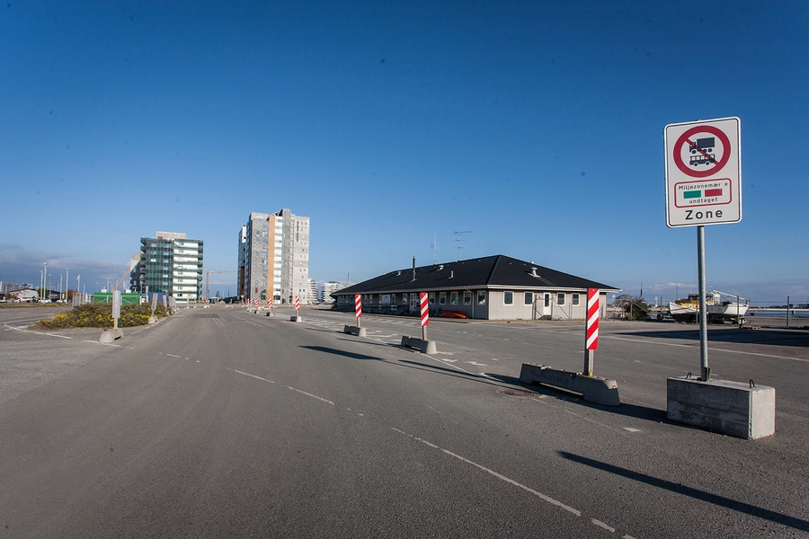 Grundfos Kollegiet Et stykke havn adskiller stadig kollegiet fra midtbyen