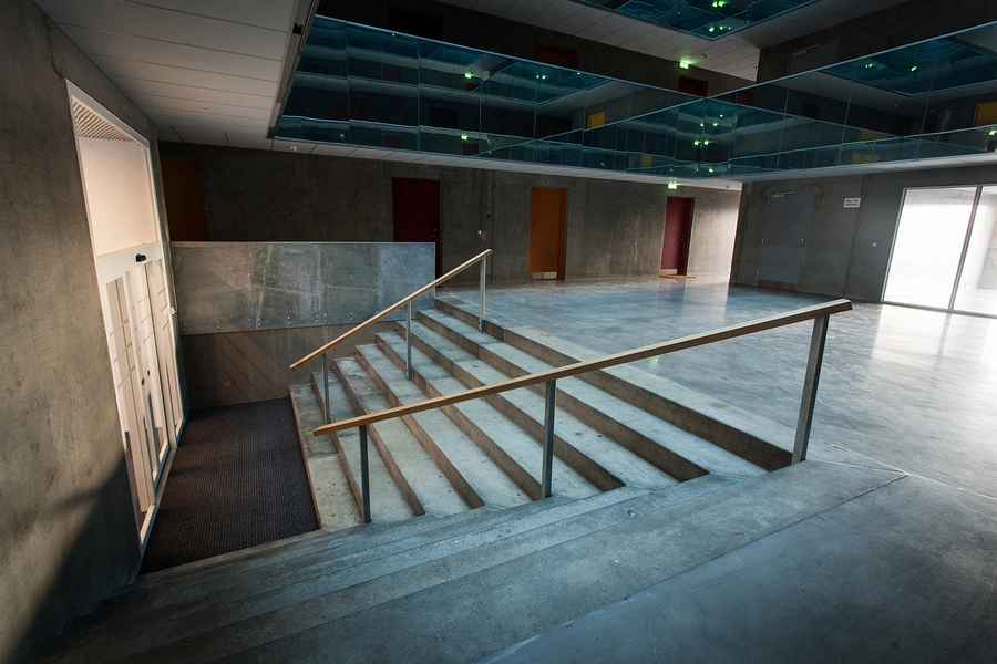 Grundfos Kollegiet Indgangsituation, foyer