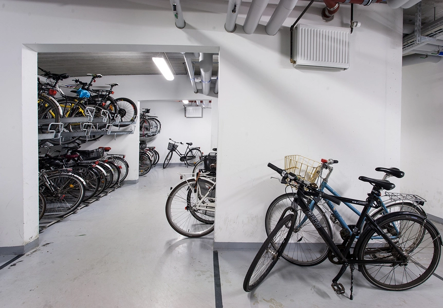 Grundfos Kollegiet Aflåst cykelkælder