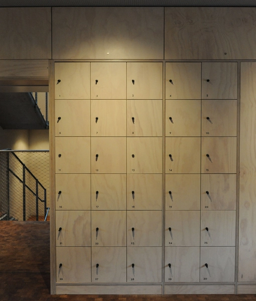 Sorø Kunstmuseum Specialdesignede garderobeskabe.