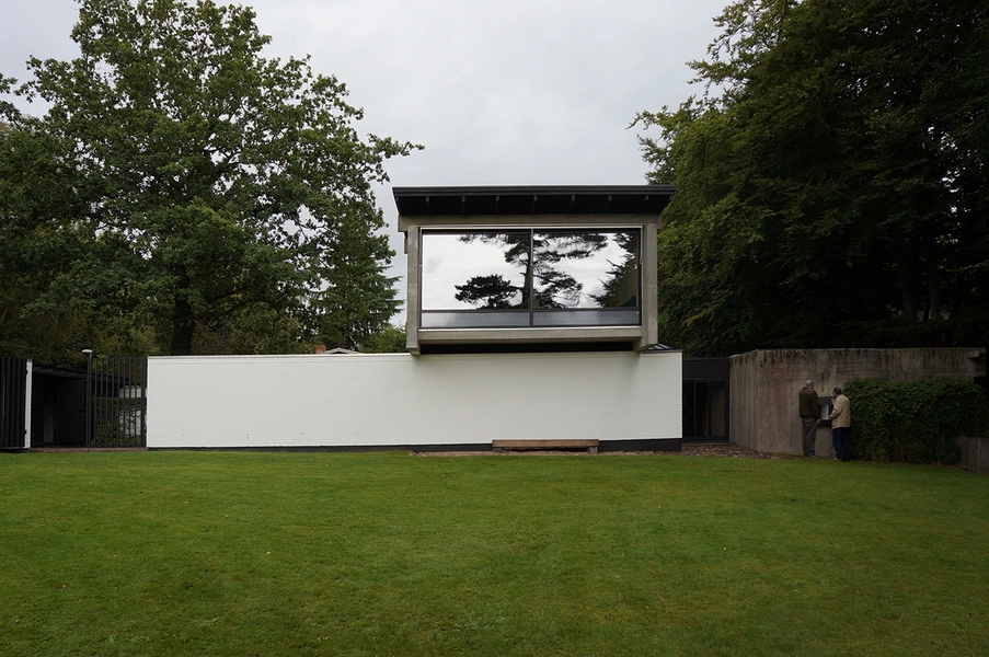 Knud Friis eget hus Facade mod haven