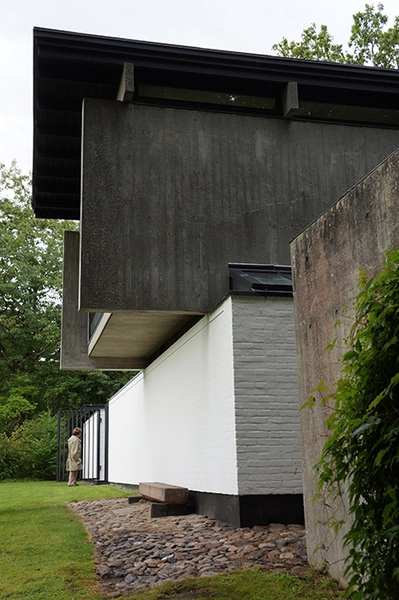 Knud Friis eget hus Udkragning