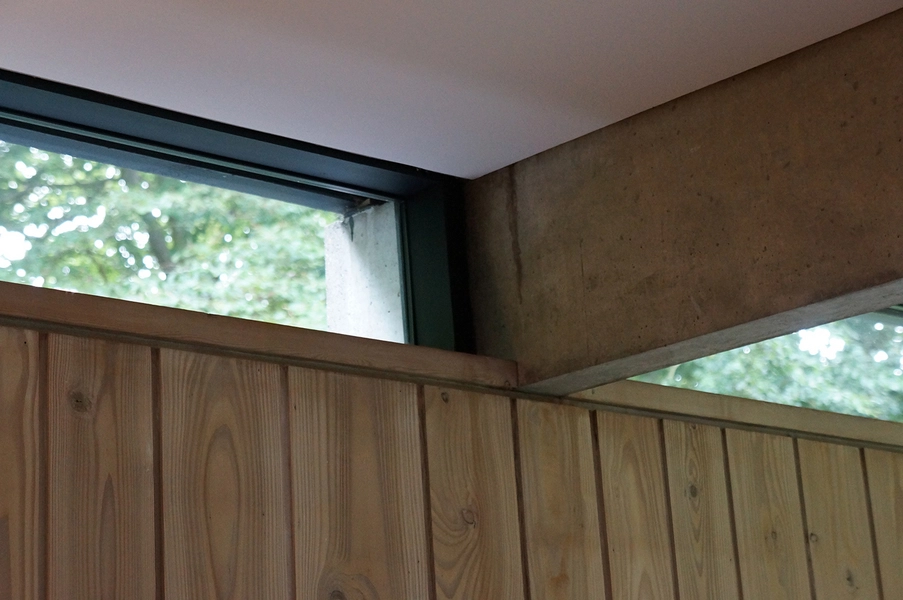 Knud Friis eget hus Konstruktionsdetalje