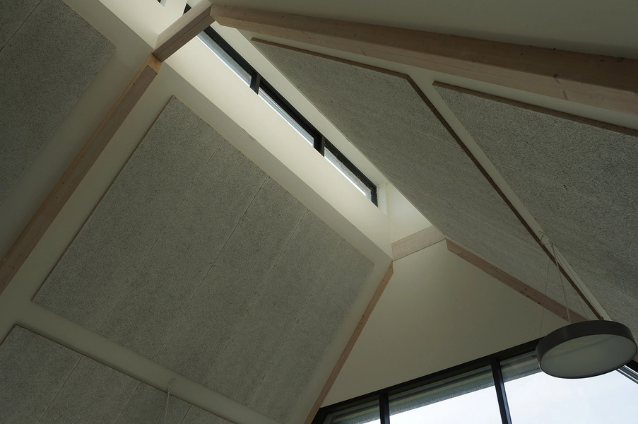 Samsø Energiakademi Detalje vinduesbånd inde