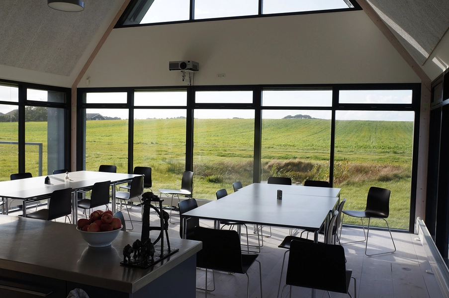 Samsø Energiakademi Udsigt fra kantinen