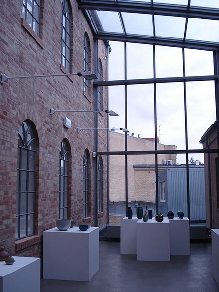 Vendsyssel Kunstmuseum Tilbygning Interiør, kig gennem atrium