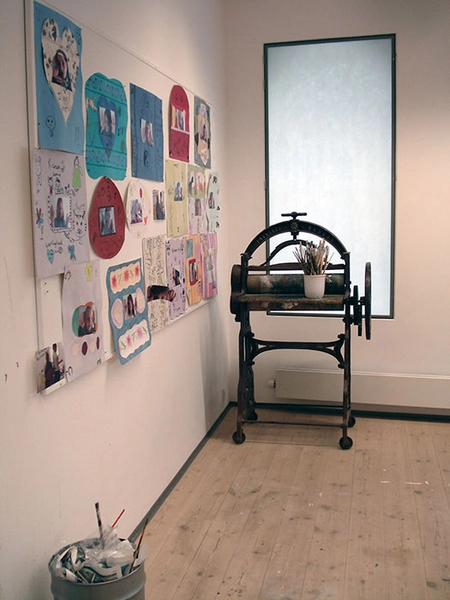 Vendsyssel Kunstmuseum Tilbygning Detalje. Kreativt rum for skoleklasser