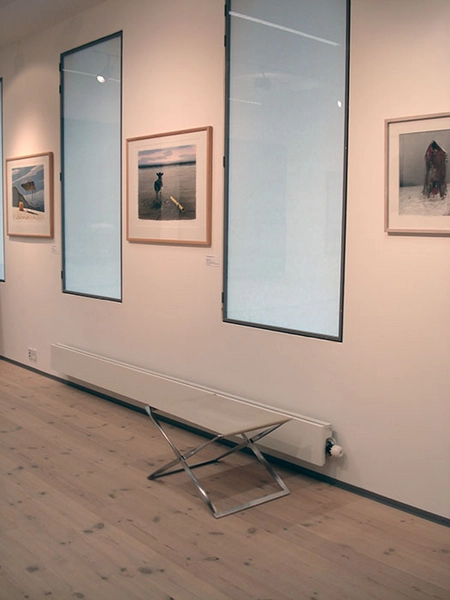 Vendsyssel Kunstmuseum Tilbygning Detalje. Væg i udstillingsrum